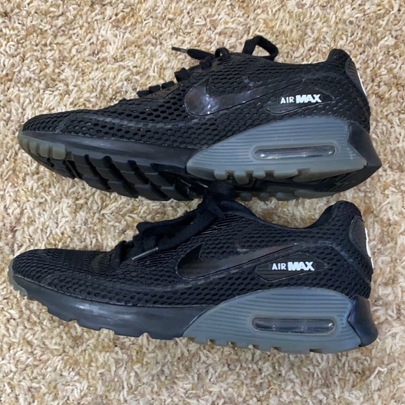 NIKE AIR MAX 90 ultra BREATHE 8.5 BLACK - Picture 1 of 12